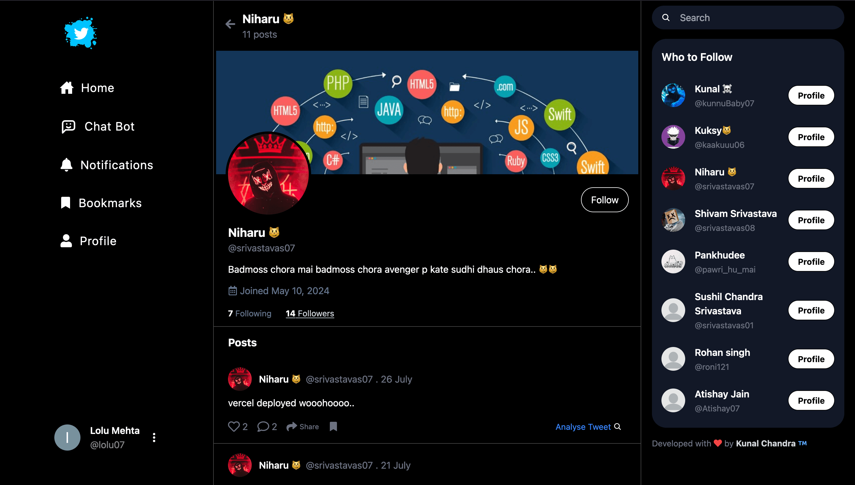 Social Media Application